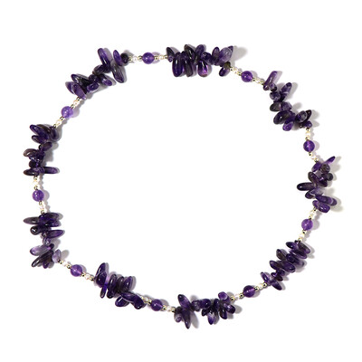 Collana con Ametista Zambiana (Riya)