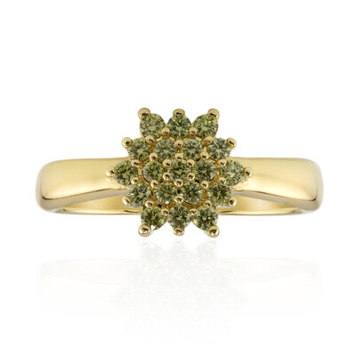 Anello in oro con Diamante Giallo VS1 (Annette)