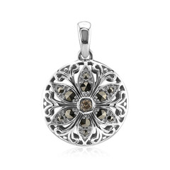 Ciondolo in argento con Diamante Rose de France SI1 di Argyle (Annette classic)
