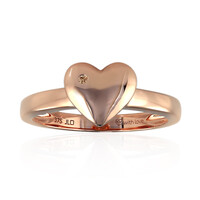 Anello in oro con Diamante Rose de France SI1 di Argyle