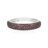 Anello in argento con Rodolite
