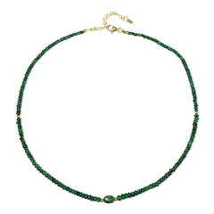 Collana in argento con Smeraldo Zambia