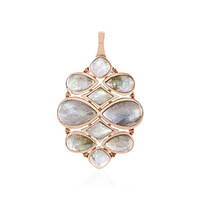 Ciondolo in argento con Labradorite Verde Maniry (KM by Juwelo)