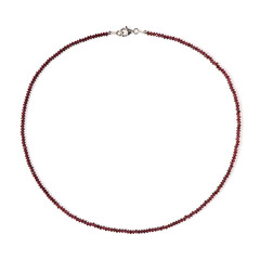 Collana in argento con Granato Mozambico