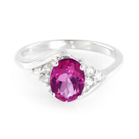 Anello in argento con Topazio Grape