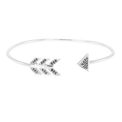 Bracciale in argento con Spinello Nero