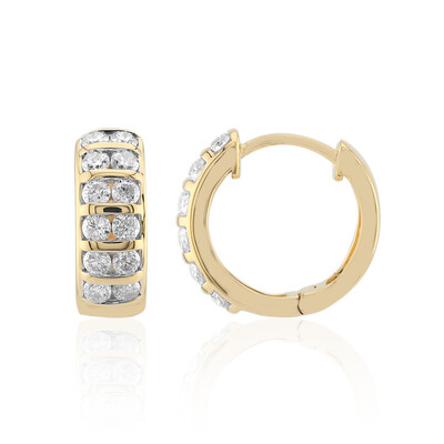 Orecchini in oro con Diamante SI1 (G) (Annette)