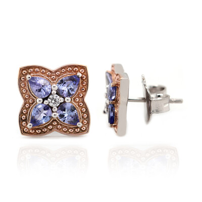 Orecchini in argento con Tanzanite (Dallas Prince Designs)
