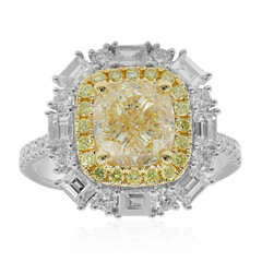 Anello in oro con Diamante Giallo SI2 (CIRARI)
