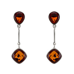 Orecchini in argento con Ambra Baltica