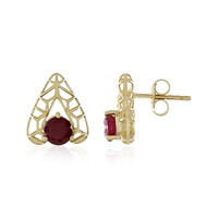 Orecchini in oro con Rubino del Madagascar (Ornaments by de Melo)