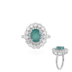 Anello in argento con Grandidierite