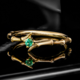 Anello in oro con Smeraldo Zambia AAA (de Melo)