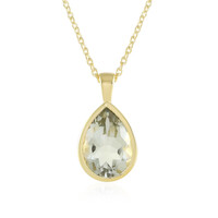 Collana in argento con Ametista Verde