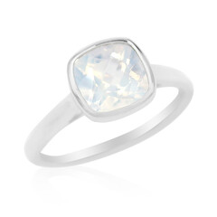 Anello in argento con Quarzo Blue Moon