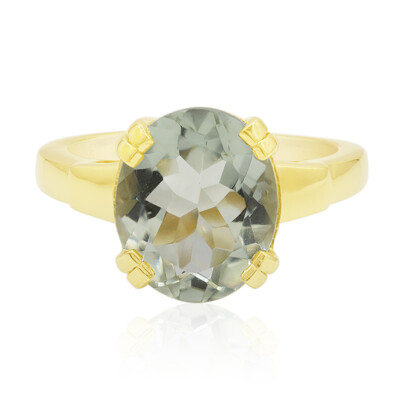 Anello in argento con Ametista Verde