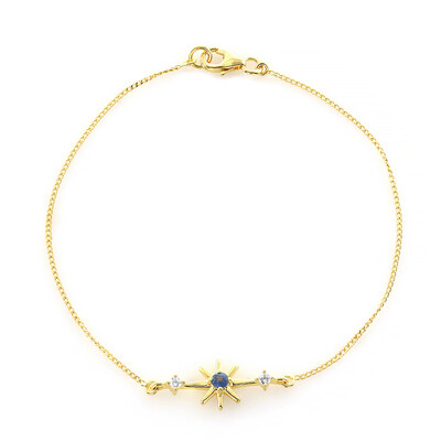 Bracciale in argento con Zaffiro Blu