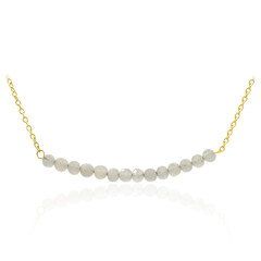 Collana in argento con Pietra di Luna Arcobaleno