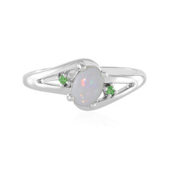 Anello in argento con Opale Australiano