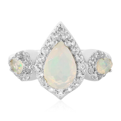 Anello in argento con Opale di Welo