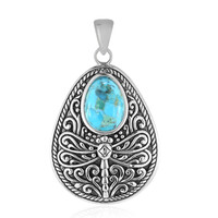 Ciondolo in argento con Turchese Kingman Mohave Blu (Art of Nature)