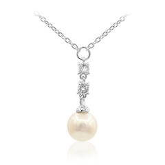 Collana in argento con Perla di Acqua Dolce