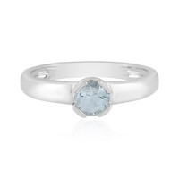 Anello in argento con Acquamarina Brasiliana