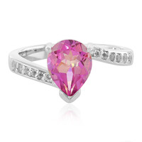 Anello in argento con Topazio Anniversario