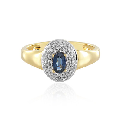 Anello in argento con Zaffiro Blu