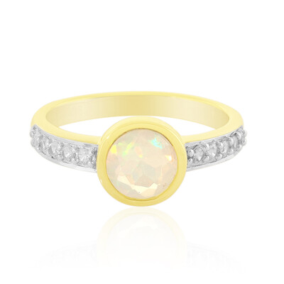 Anello in argento con Opale di Welo