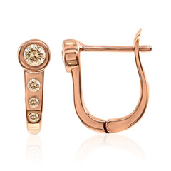 Orecchini in oro con Diamante Rose de France SI1 di Argyle