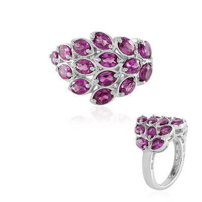 Anello in argento con Rodolite