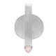 Ciondolo in argento con Quarzo Rosa (MONOSONO COLLECTION)