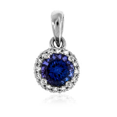 Ciondolo in platino con Tanzanite AAA