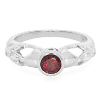 Anello in argento con Rodolite Brasiliana