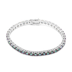 Bracciale in argento con Quarzo Mistico