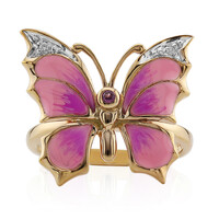 Anello in argento con Rodolite
