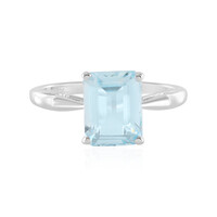 Anello in argento con Topazio Blu Cielo