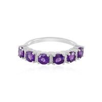 Anello in argento con Ametista