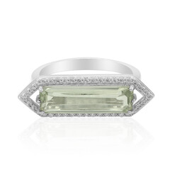 Anello in argento con Ametista Verde