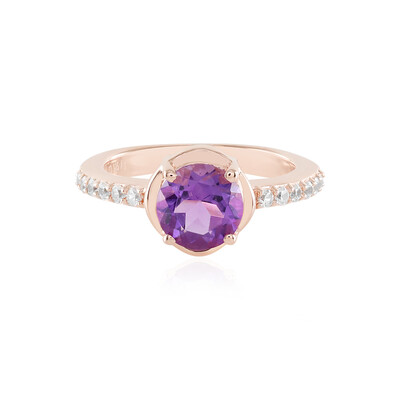 Anello in argento con Ametista Siberiana