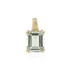 Ciondolo in argento con Ametista Verde