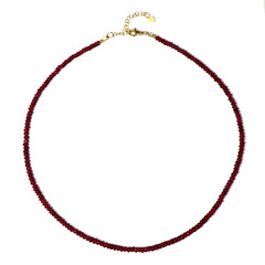 Collana in argento con Rubino