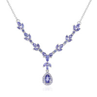 Collana in argento con Tanzanite