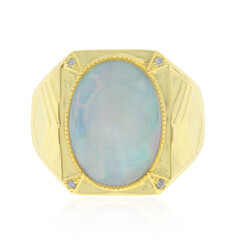 Anello da uomo in oro con Opale di Welo AAA (CIRARI)
