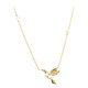 Collana in argento con Topazio Bianco