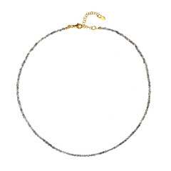 Collana in argento con Diamante Color Argento