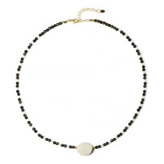 Collana in argento con Crisoprasio Limone