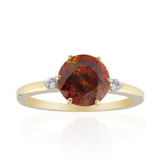 Anello in oro con Sfalerite