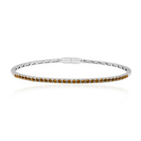 Bracciale in argento con Citrino